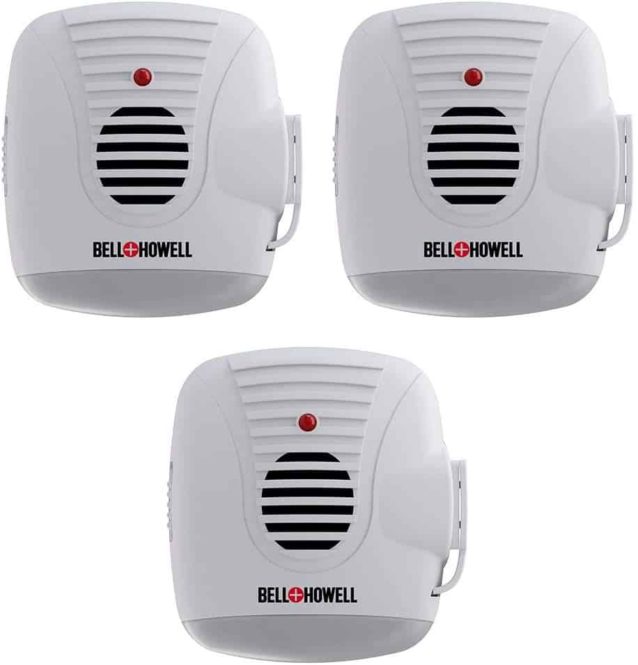 Bell + Howell Ultrasonic Pest Repeller with AC Outlet and Night Light (Pack of 3)